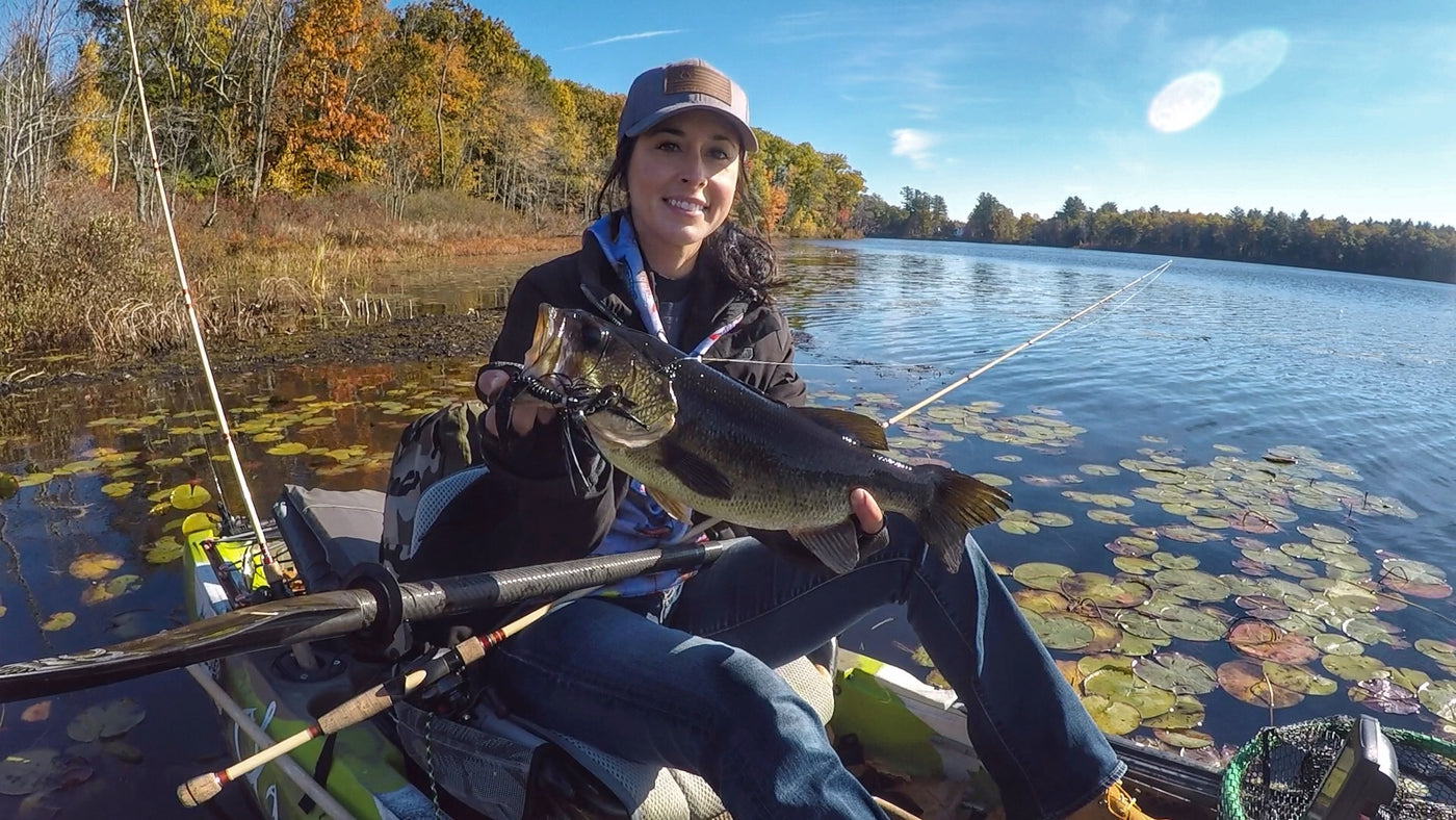 Top 3 Lures Amy J Takes with Her Fall Bass Fishing and Tips on How